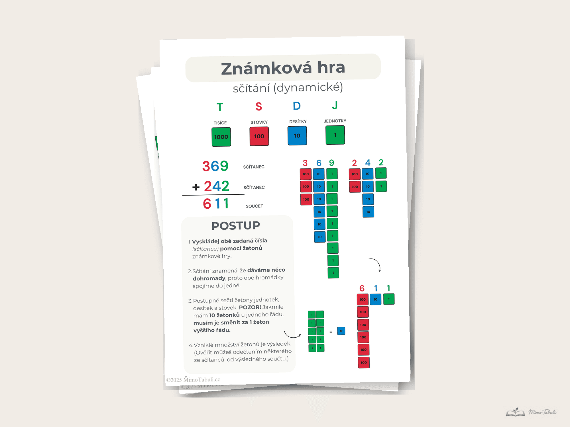 Známková hra – dynamická