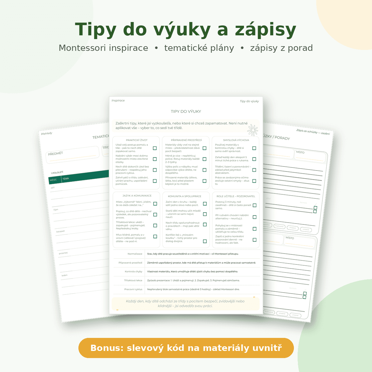 Učitelský diář 2026/2027 – náhled 6
