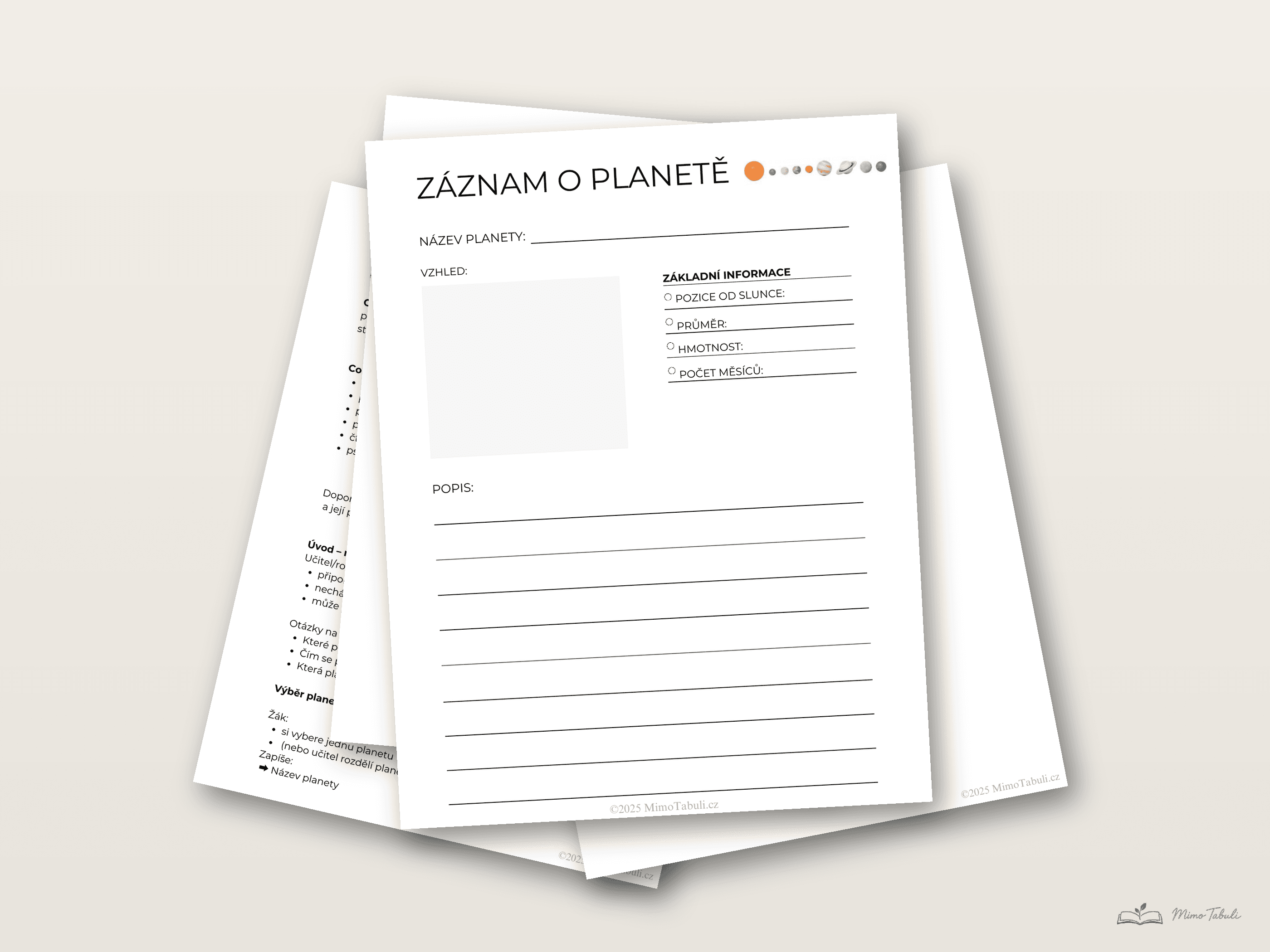 Záznam o planetě